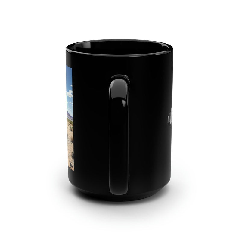 Peas in a Pod 1 / Slack Radio Black Mug, 15oz