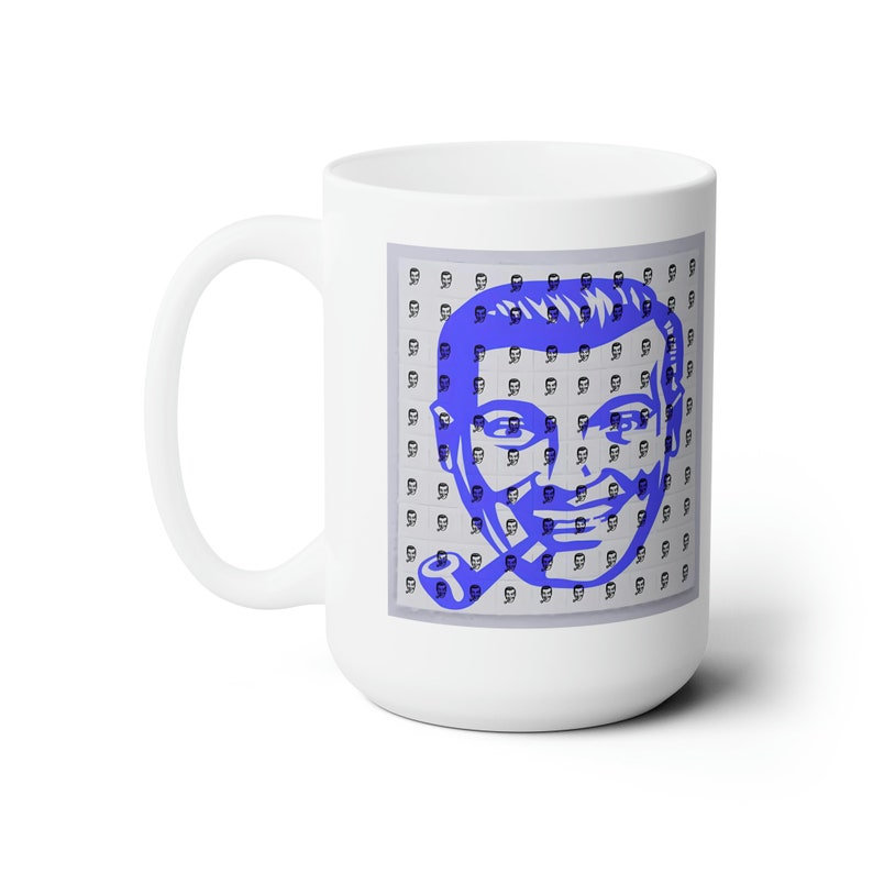 Slack Radio /"Bob" Blotter Acid White Ceramic 15 Oz. Mug