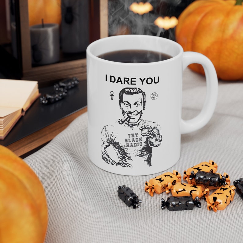 I Dare You - Try Slack Radio White Ceramic 11oz. Mug