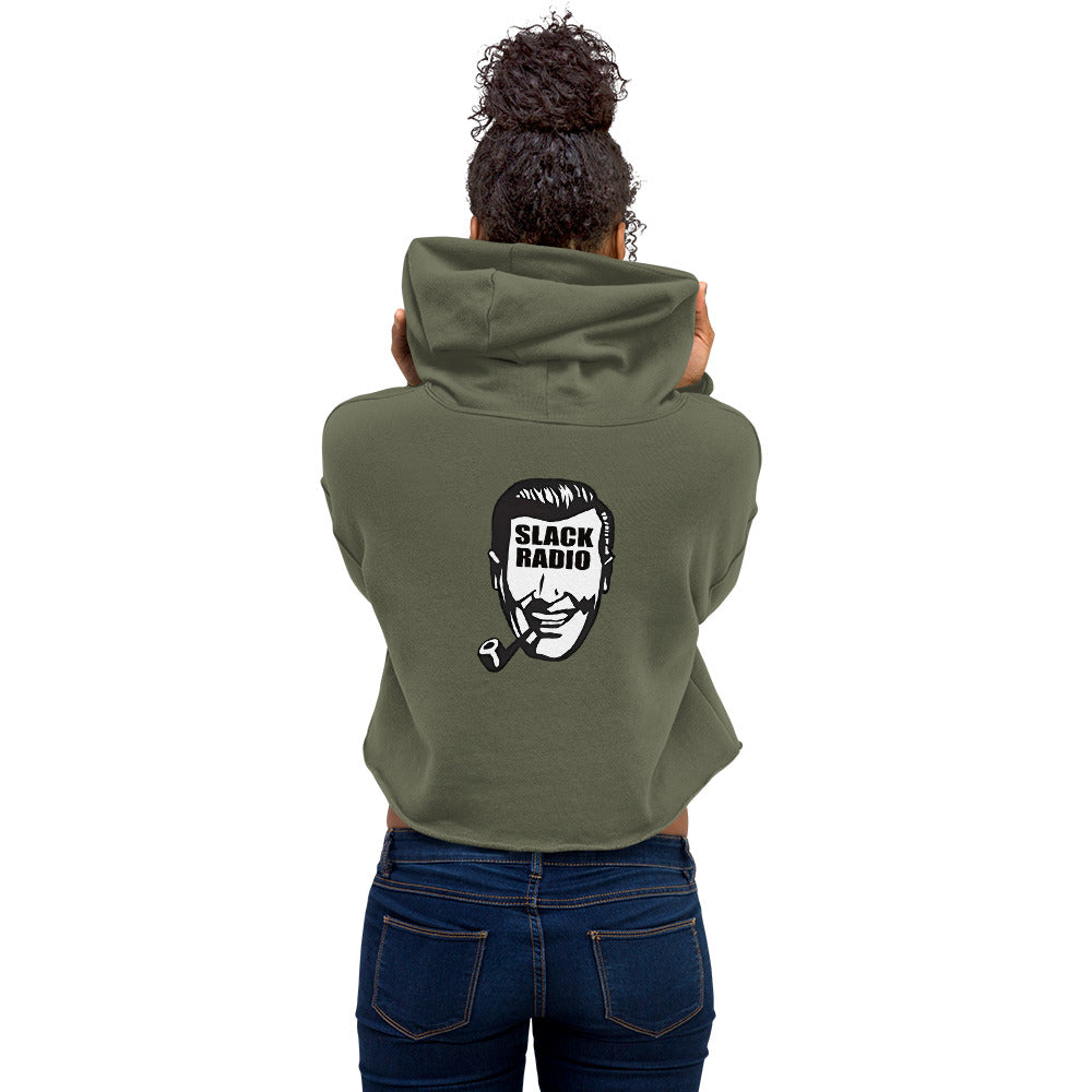 Women's Slack Radio Crop Hoodie