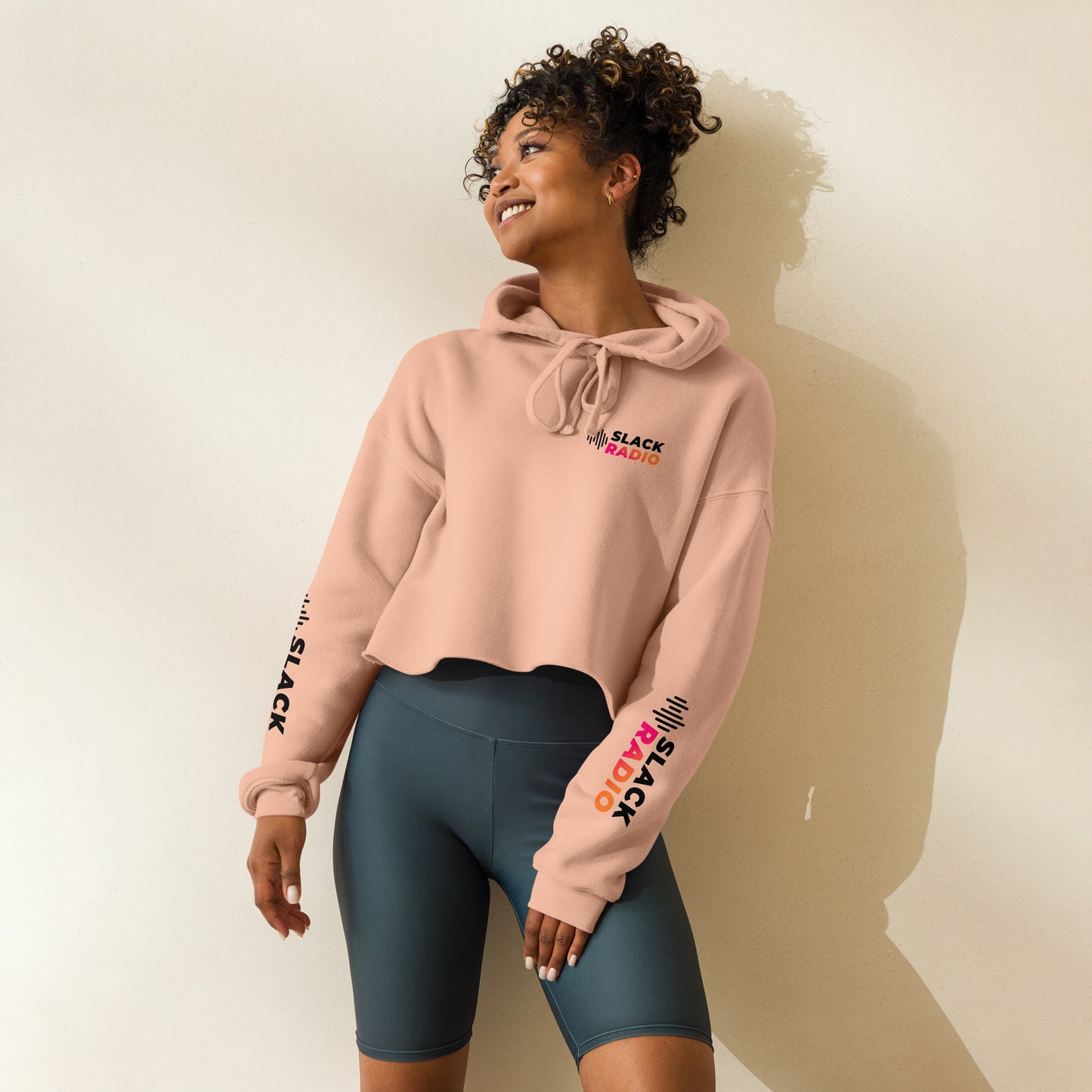 Women's Slack Radio Crop Hoodie